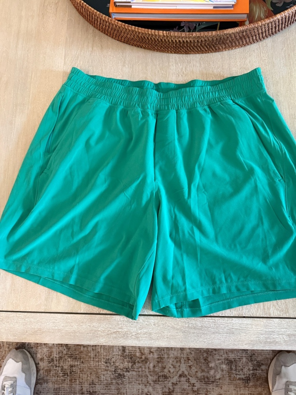 lululemon athletica Teal Pull-On Athletic Shorts